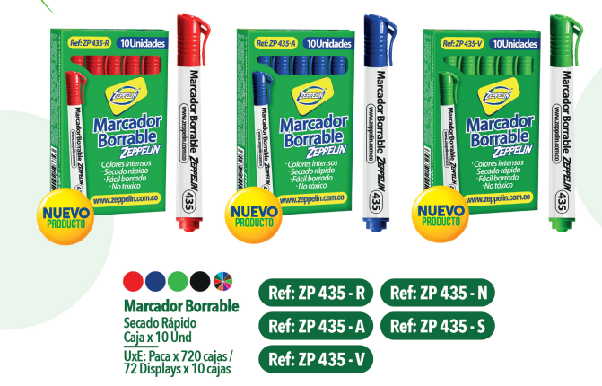 MARCADOR BORRABLE ZEPPELIN X UND