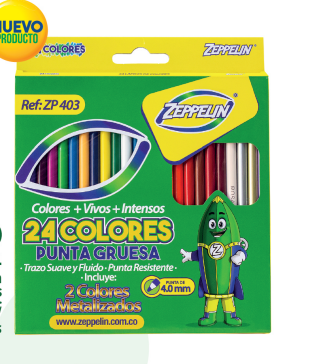 COLOR ZEPPELIN 4MM X 24 ZP 403