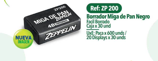 BORRADOR MIGA DE PAN ZEPPELIN X UND