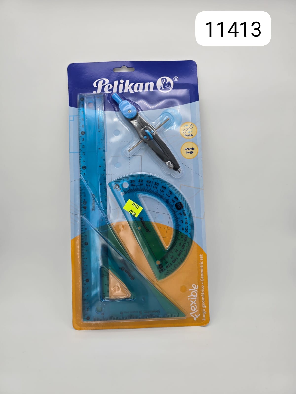 JUEGO GEOMETRICO FLEXIBLE 5PCS GRANDE PELIKAN