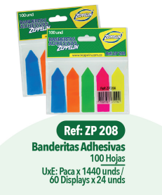 BANDERIN NEON ADHESIVO ZEPPELIN