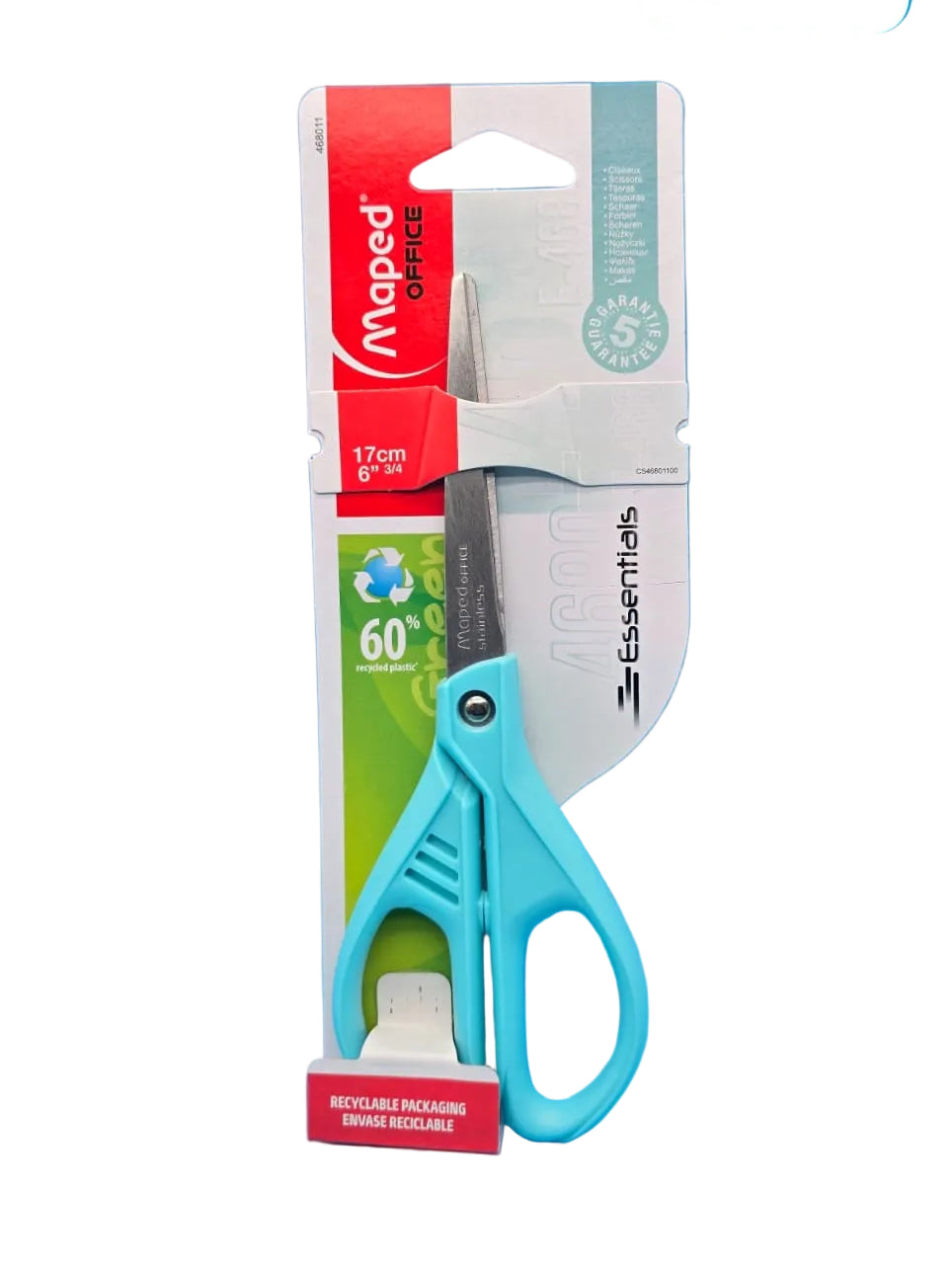 TIJERA ESSENT GREEN 17CM SIMET MAPED