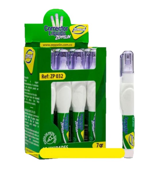 CORRECTOR LAPIZ 7GR ZEPPELIN ZP032