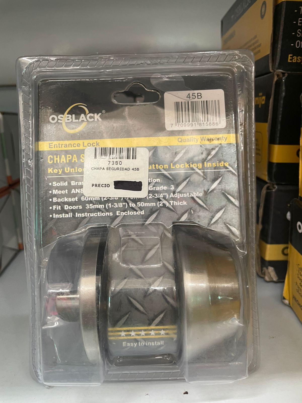 CHAPA SEGURIDAD
