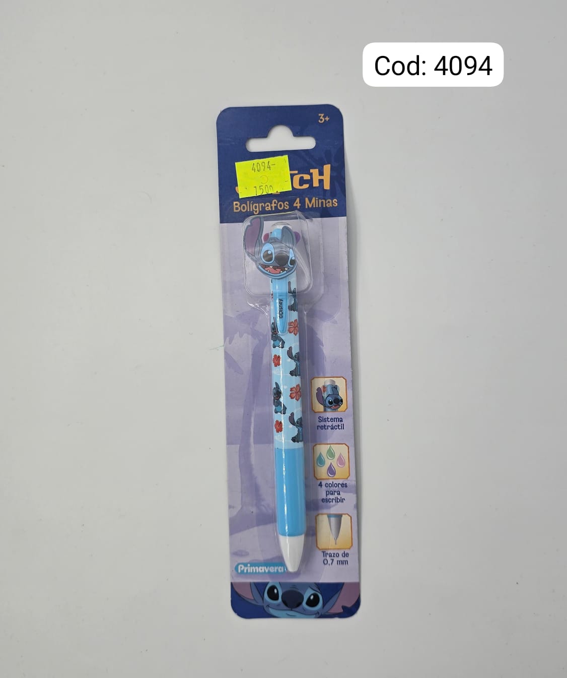 LAPICERO 4 MINAS PRIMAVERA PERSONAJES