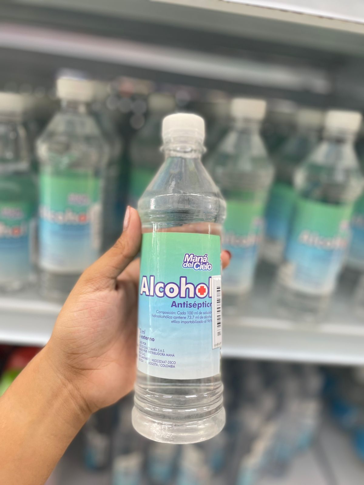 ALCOHOL 400 ML CON TAPA