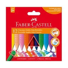 CRAYON JUMBO FABERCASTELL X 12 TRIANGULARES