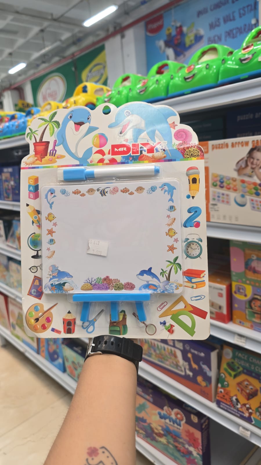 TABLERO BORRABLE CON CABALLETE PEQUEÑO