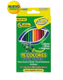 COLOR UNIPUNTA X 15 ZEPPELIN ZP407