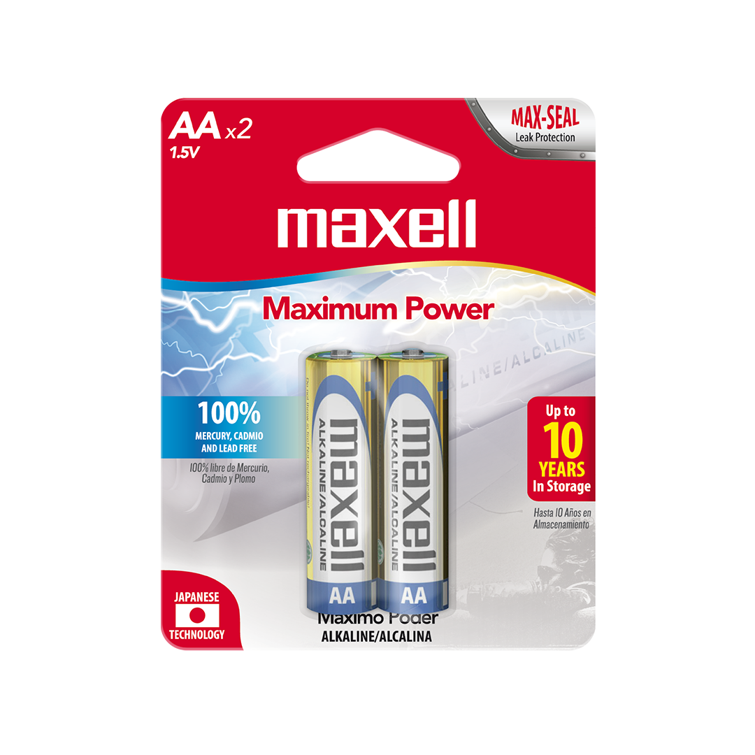 PILA ALCALINA AA MAXELL X2 723407
