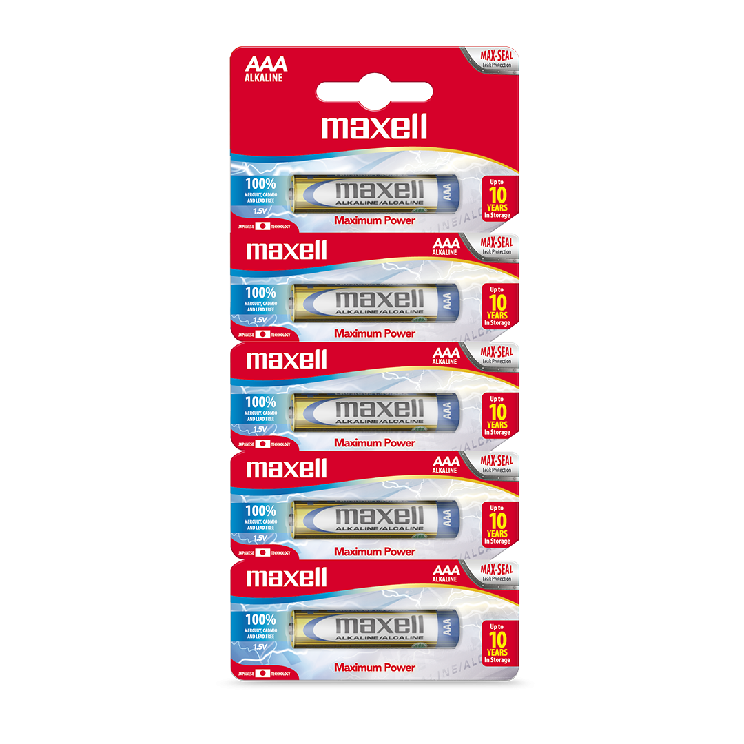 PILA ALCALINA AAA MAXELL BLISTER X5