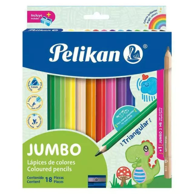 COLORES JUMBO PELIKAN X 12