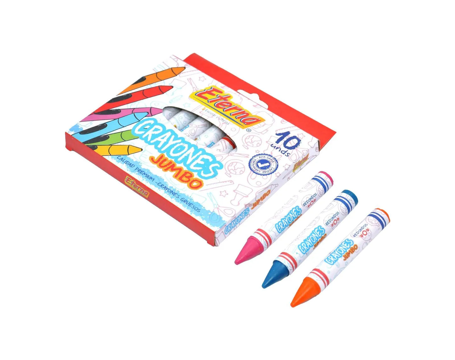 CRAYON JUMBO X12 ETERNA TRIANGULAR