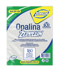 CARTULINA OPALINA X 50HJ ZEPPELIN