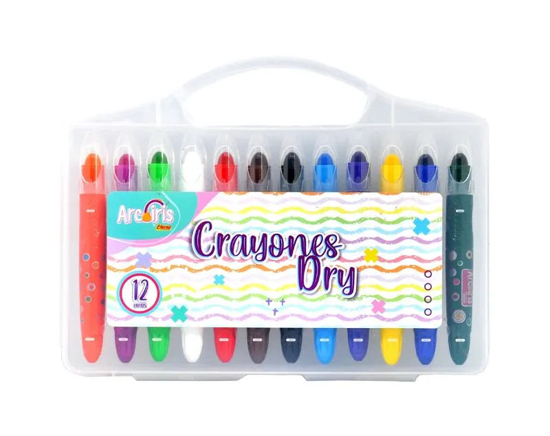 CRAYON GEL ARCOIRIS X12 ETERNA DRY