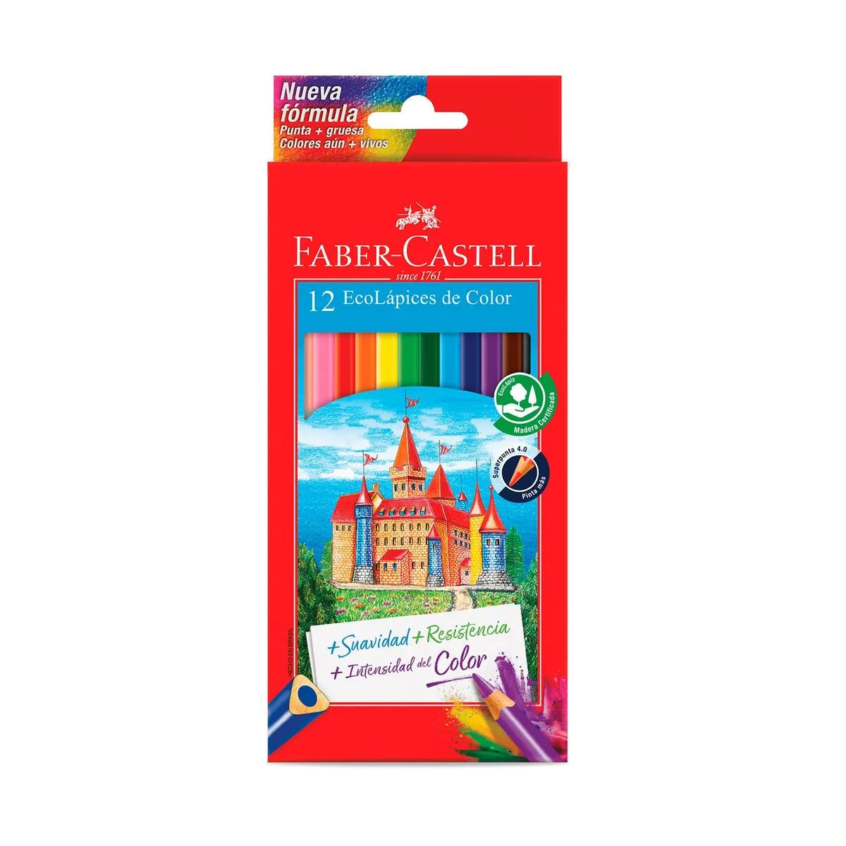 COLOR FABER CASTELL x12 TRIANGULAR 4MM