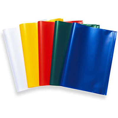 FORRO DE CUADERNO TRASLUCIDO X 10 UND