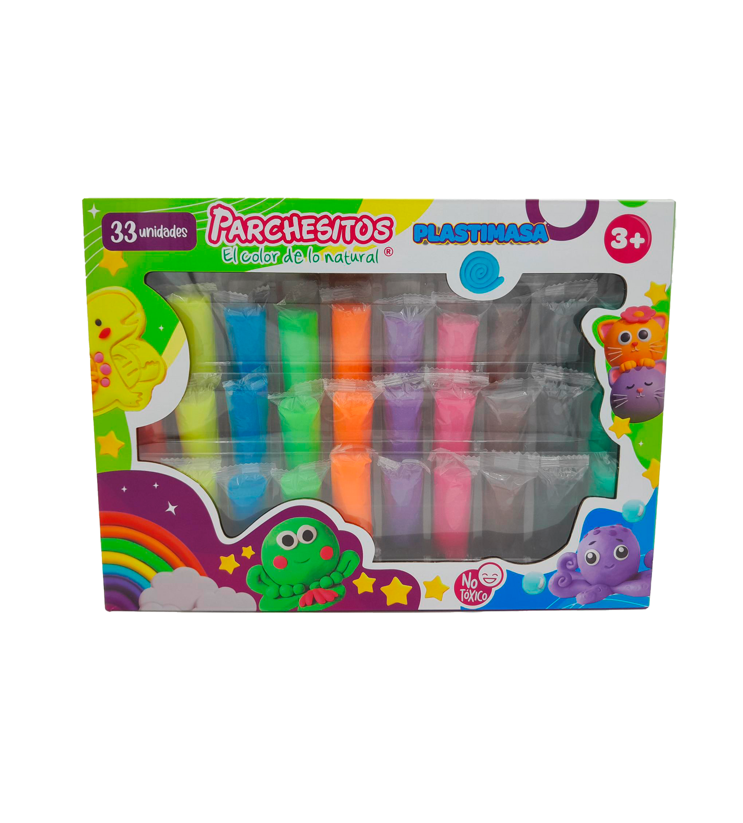 SET PLASTIMASA X33 PCS PARCHESITO