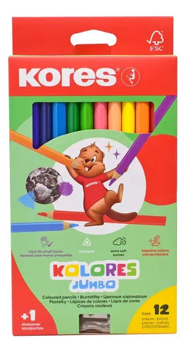 COLOR JUMBO KORES X12 UNIPUNTA
