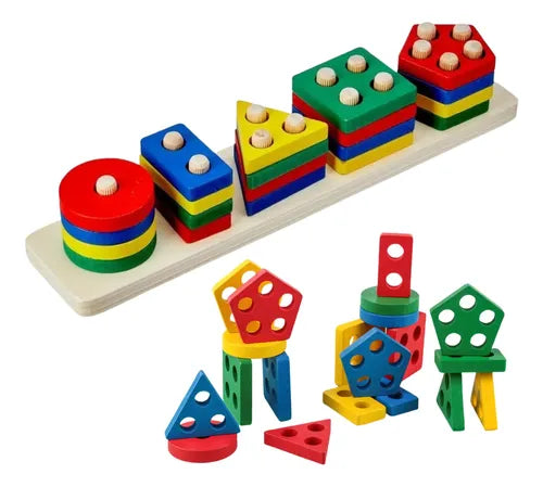 TORRE MADERA ENCAJABLE X5