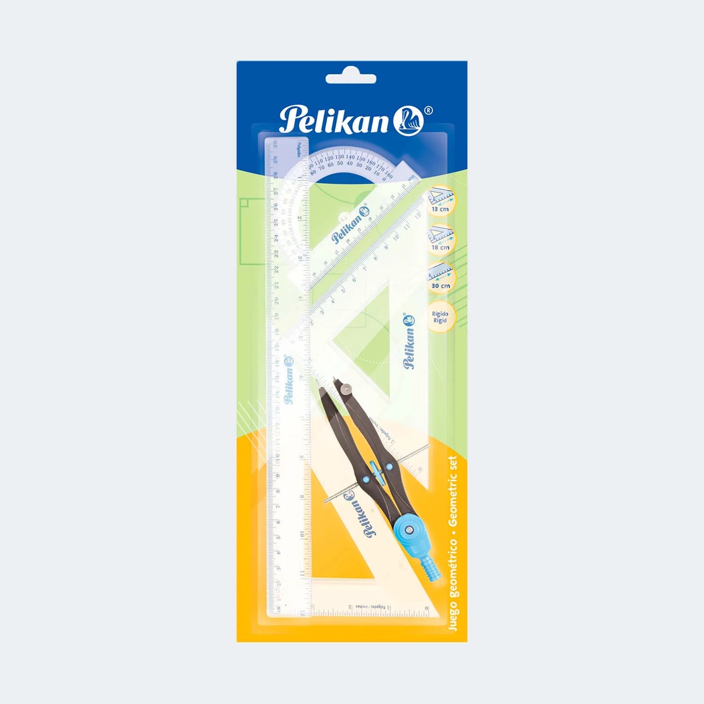 JUEGO GEOMETRICO 5 PIEZAS MD PELIKAN