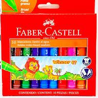 PLUMONES JUMBO FBAER-CASTELL X10