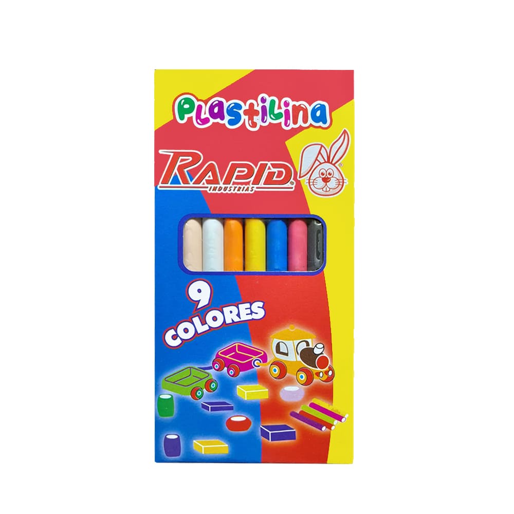 PLASTILINA LARGA X 9 RAPID