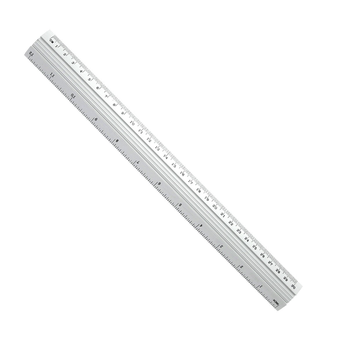 REGLA 30 CM METALICA