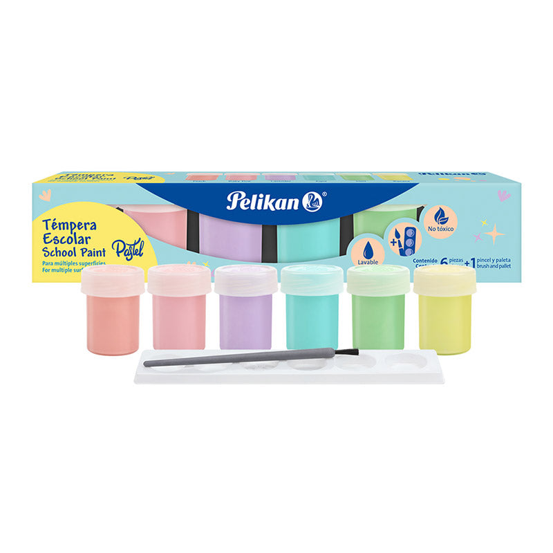 TEMPERA PELIKAN PASTEL X6