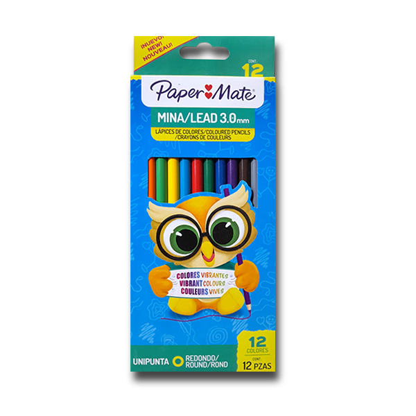 COLOR PAPER MATE X12 MINA LEAD 3MM