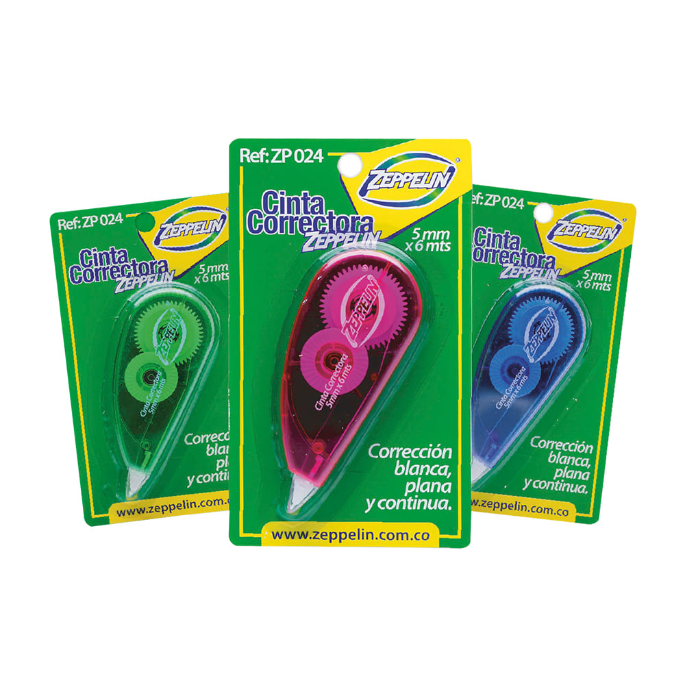 CORRECTOR EN CINTA ZEPPELIN ZP024