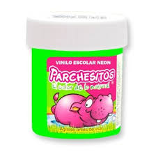 VINILO PARCHESITOS PQ 33CC NEON