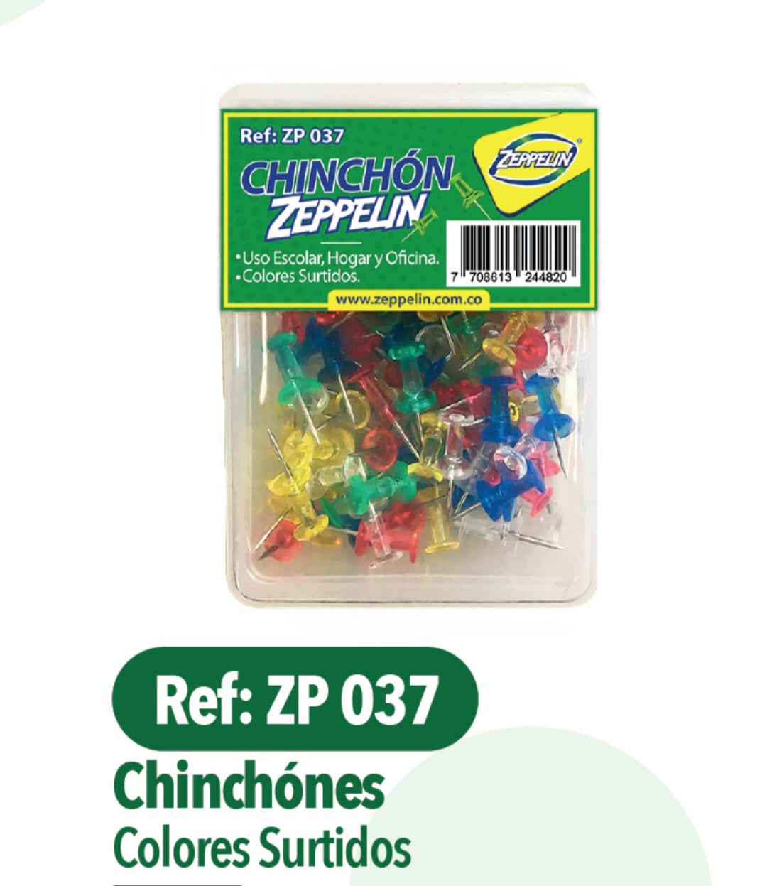 CHINCHON TRASLUCIDO ZEPPELIN ZP037 - PASTEL