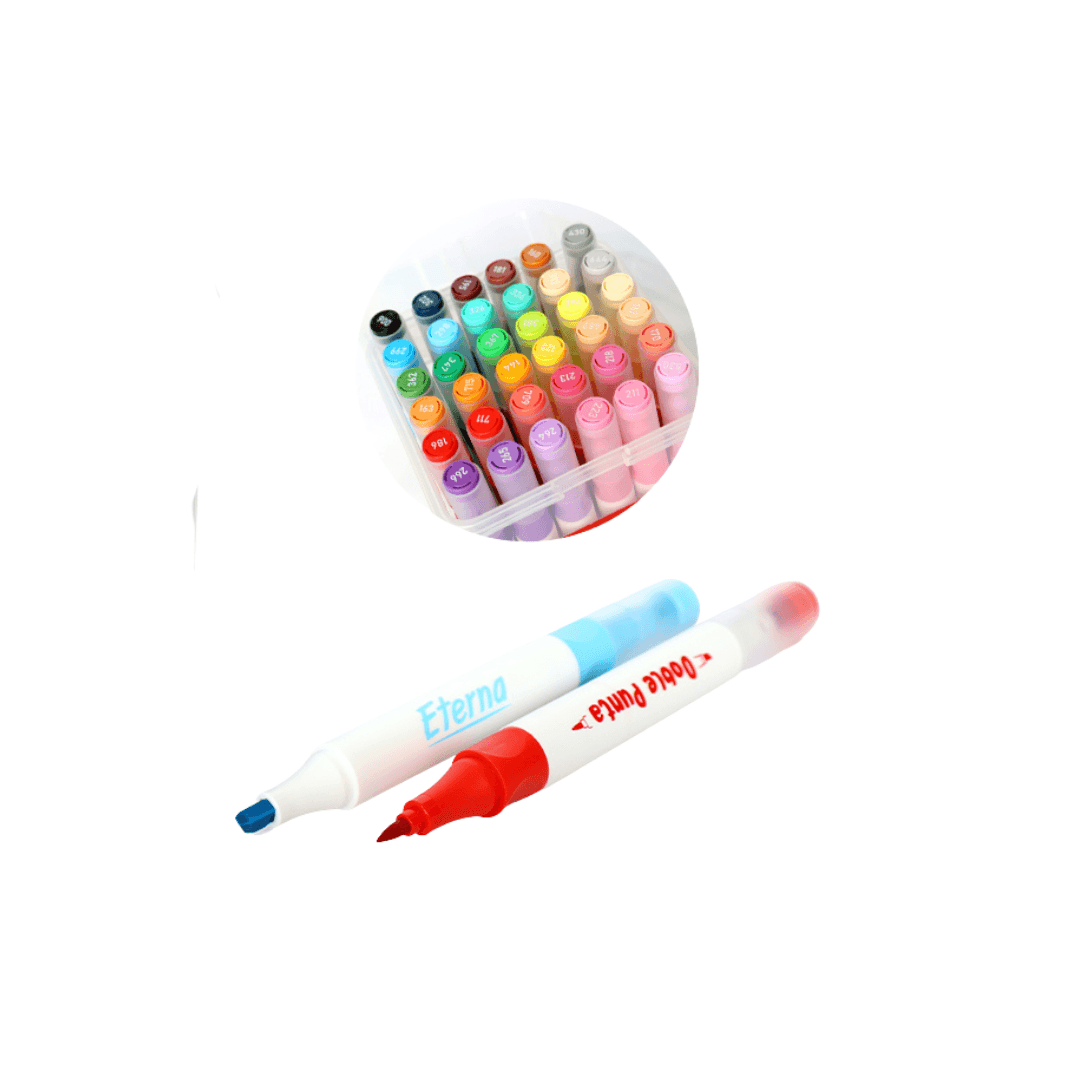 MARCADOR D/P ESTUCHE CUADRADO ETERNA X36 ET1409