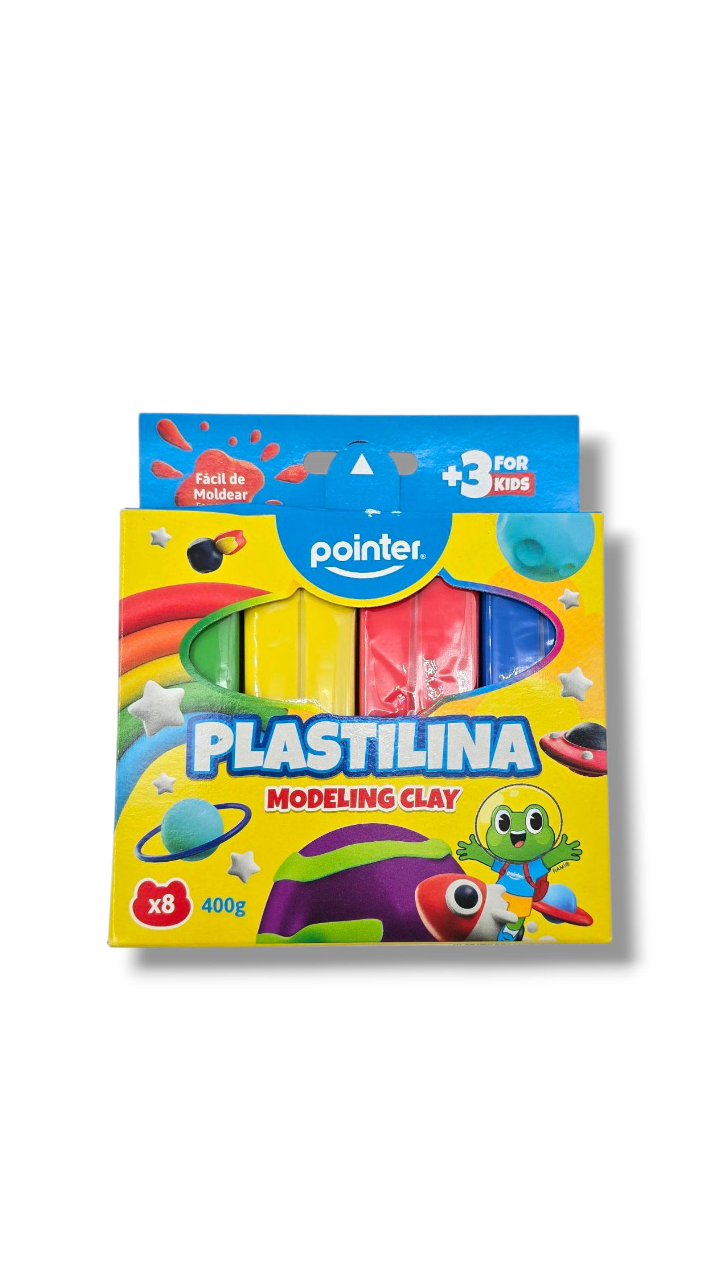 PLASTILINA POINTER X4 400GR