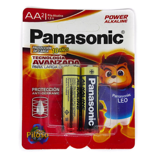 PILA AA X 2 ALCALINA PANASONIC