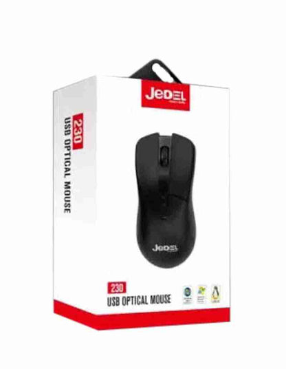 MOUSE JEDEL 230 USB BLACK