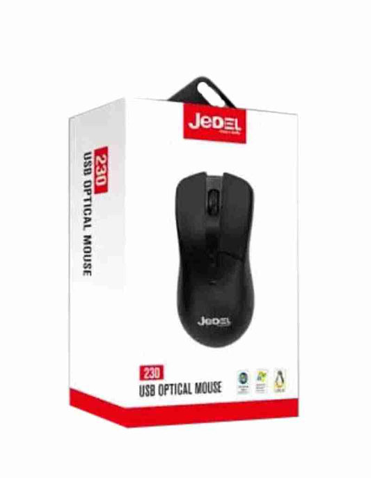MOUSE JEDEL 230 USB BLACK