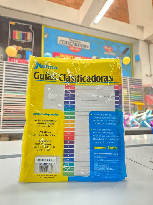 GUIA CLASIFICADORA A-Z NORMA