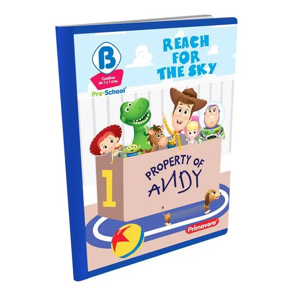 MI PRIMER CUADERNO PRIMAVERA TOY STORY 4