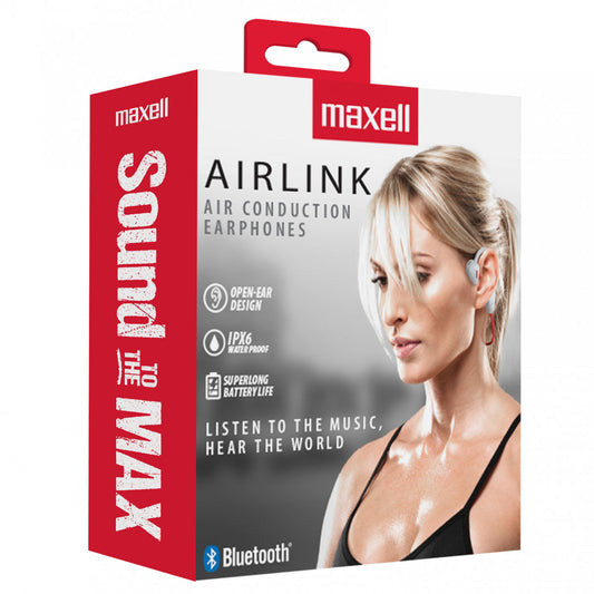 AUDIFONO AIRLINK MAXELL CONDUCTION BLACK
