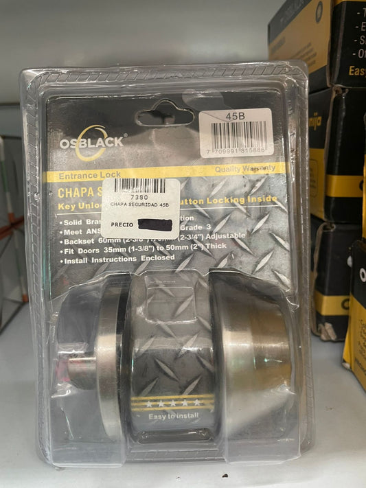 CHAPA SEGURIDAD