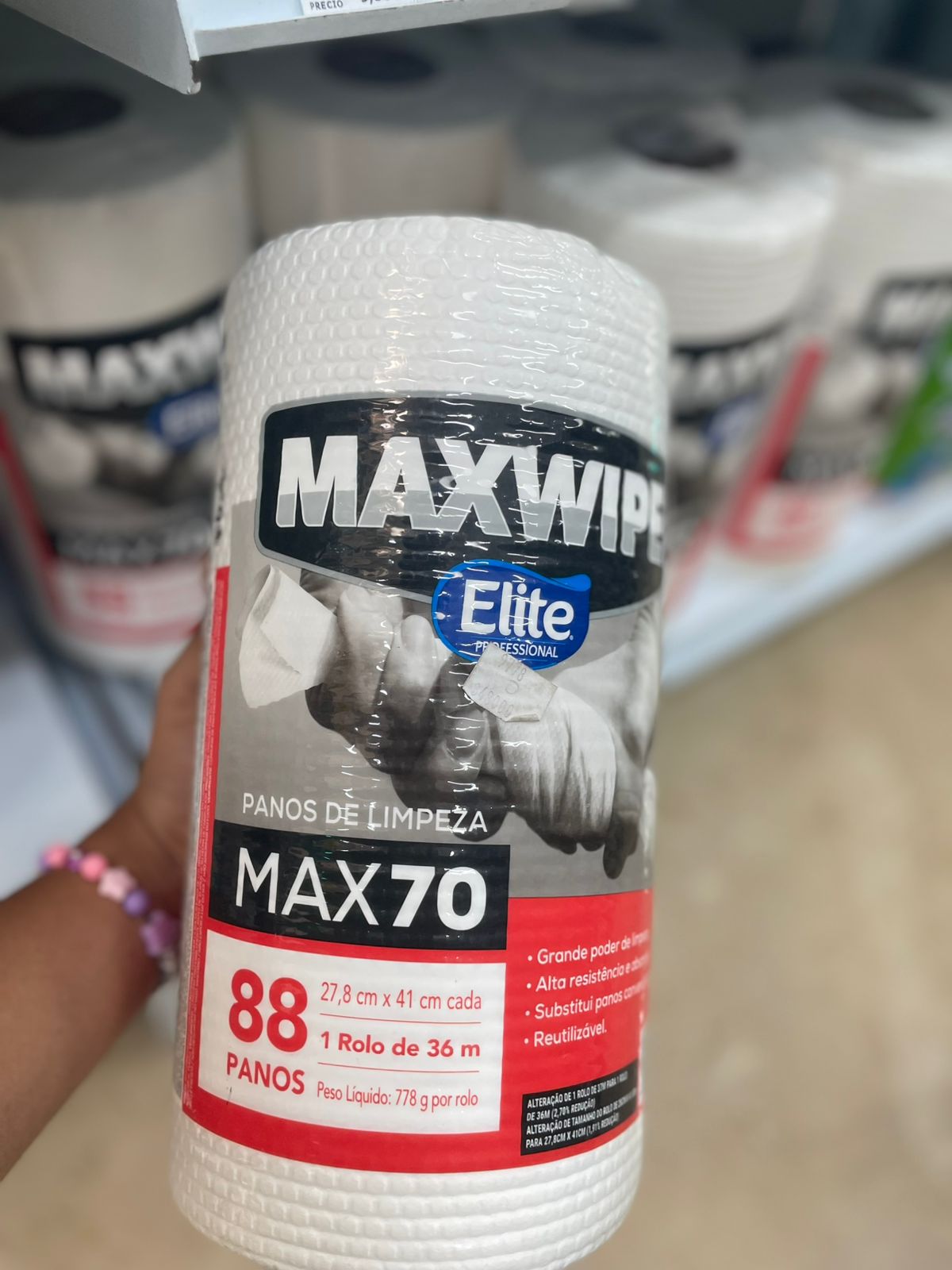 TOALLA ELITE MAXWIPE X70 -88PAÑOS