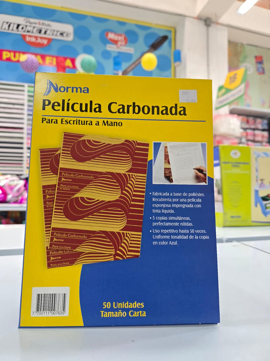 PAPEL CARBON CARTA NORMA X 50