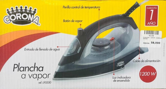 PLANCHA VAPOR CORONA