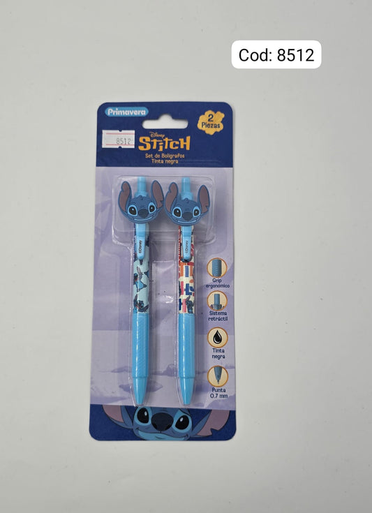 LAPICERO PRIMAVERA PERSONAJES X2 CON APLIQUE