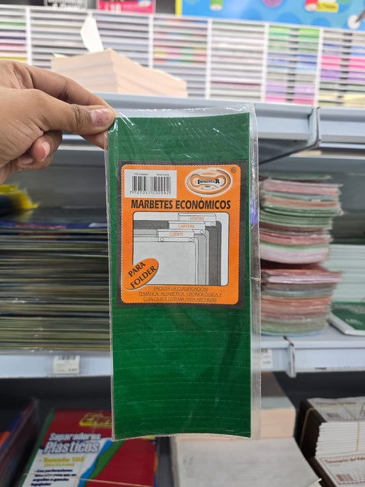 CELUGUIA /MARBETES PARA FOLDER