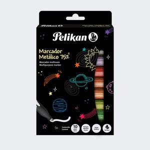 MARCADORES METALICOS 752 PELIKAN X 10