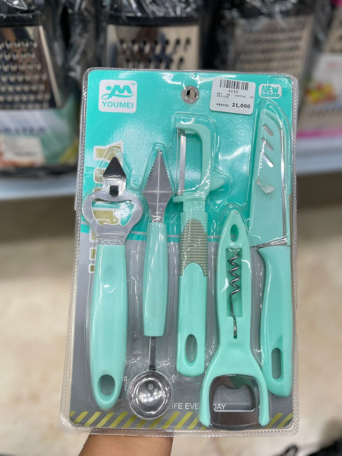 SET DE COCINA X5