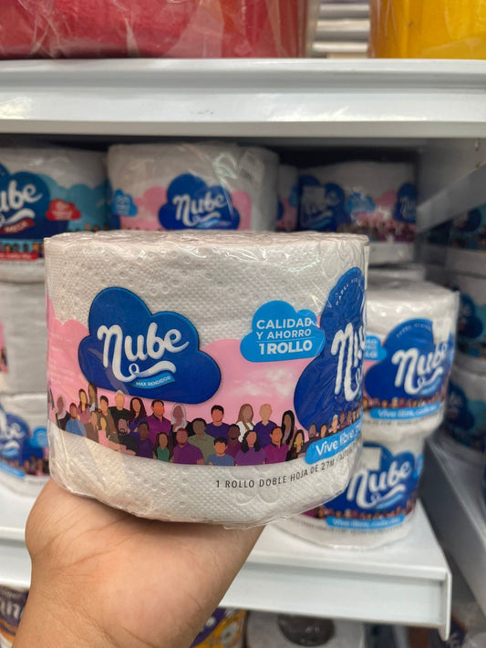 PAPEL HIGIENICO DOBLE HOJA NUBE